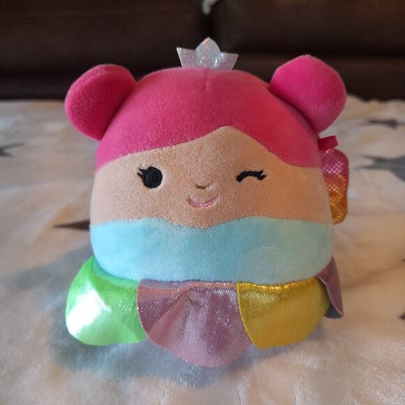 2021 Squishmallows Esmina The Rainbow Fairy Plush 5" Soft Toy Stuffed Animal - Picture 1 of 7